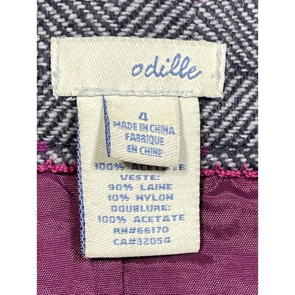 Odille by Anthropologie Tweed Pleated Skirt (Size 4) - Picture 3 of 8